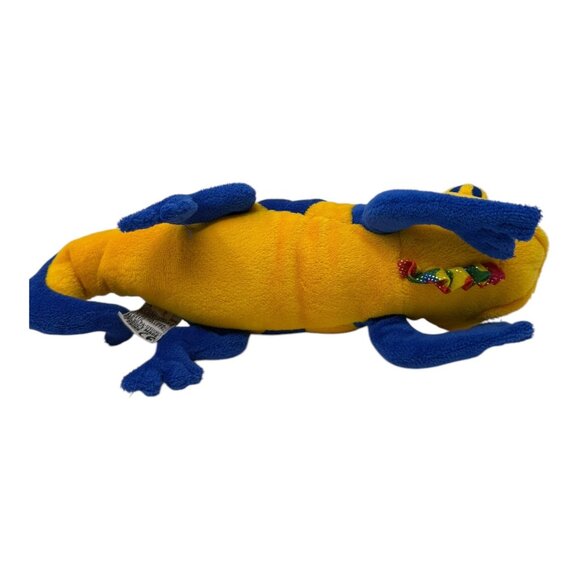 Ganz Webkinz CHAMELEON Yellow Blue 12 in Stuffed Animal Plush Toy NO CODE - Picture 5 of 9